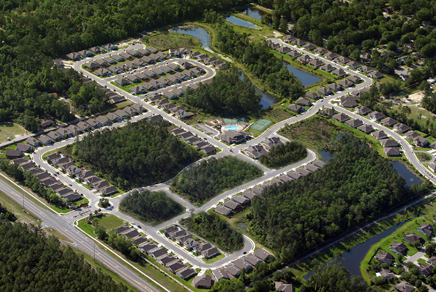 CHW provided civil engineering and land surveyor services for the Sorrento Subdivsion in Gainesville Florida