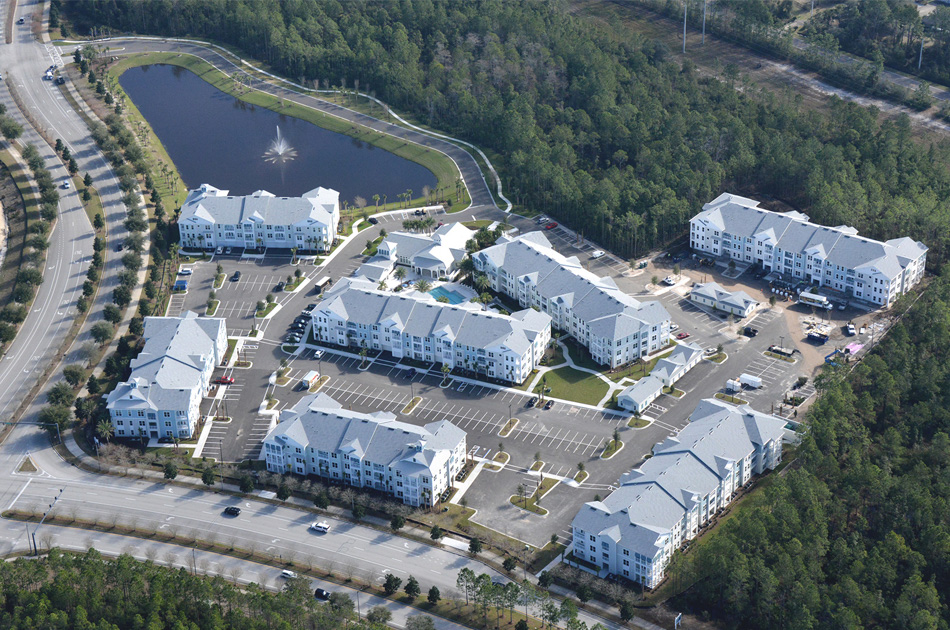 The Reserve at Nocatee Apartments Ponte Vendra, Florida, near Jacksonville, Florida. CHW provided land surveyor services.