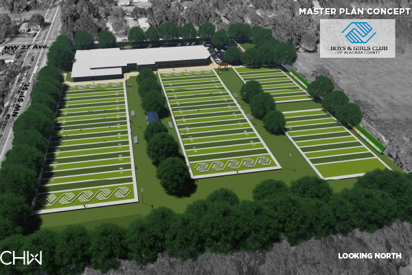 Boys and Girls Club of Alachua County Master Plan Render