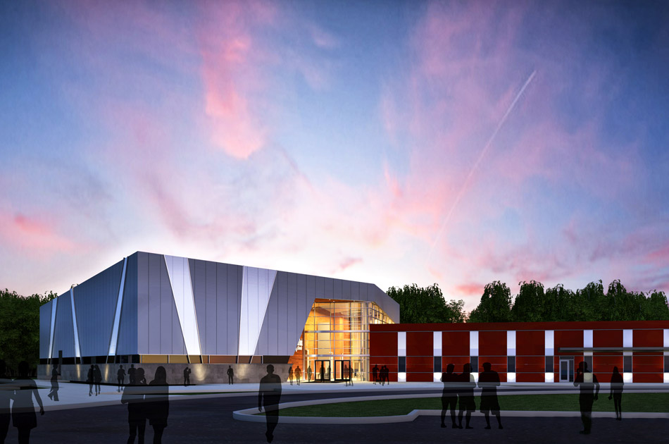 The Rock of Gainesville Worship Center Render. CHW provided land planning, land surveyor, civil engineering, transportation engineering, landscape architecture, construction administration, and construction engineering services for this project.