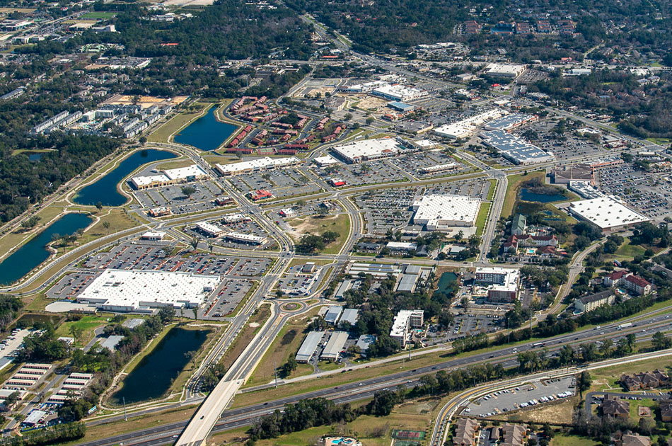 Aerial of Butler North in Gainesville, Florida