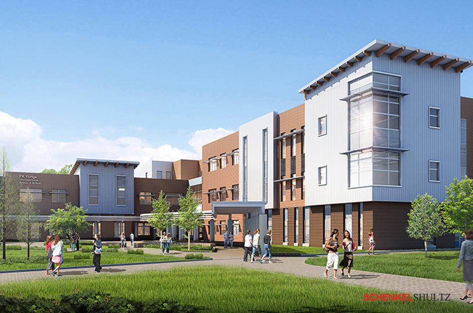 Render of P.K. Yonge Phase II in Gainesville, Florida