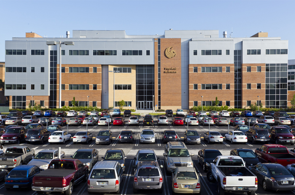 UCF Physical Sciences Phase I and II. CHW provided civil engineering service for this project in Orlando, Florida