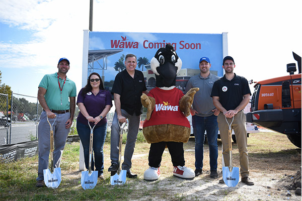 CHW team at the Wawa Groundbreaking in Gainesville, Florida