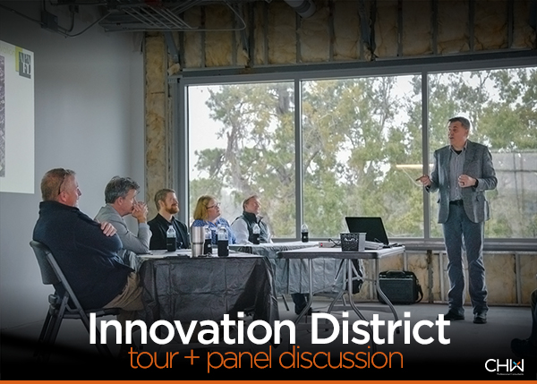 CHW at the American Planning Association Florida San Felasco Chapter Innovation District Tour and Panel Discussion in Gainesville, FL