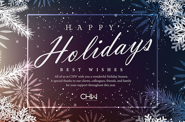 Happy Holidays from CHW Professional Consultants