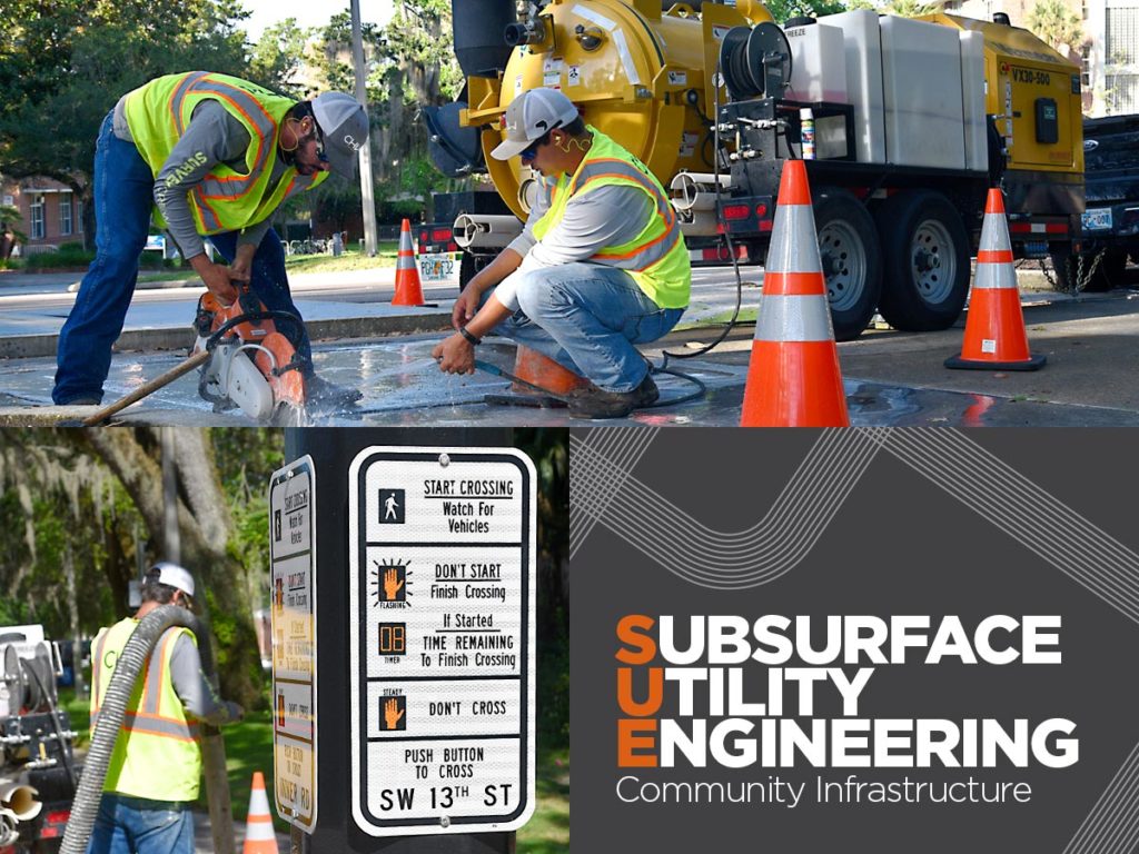 Subsurface Utility Engineering Utility Mapping in Florida