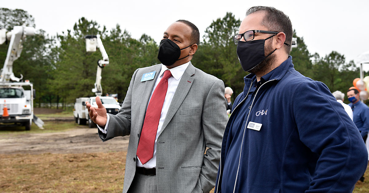 City of Alachua Legacy Park Substation Ribbon Cutting Land Surveyor