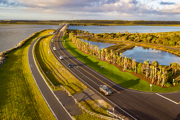 SR A1A at Fort George Inlet Park