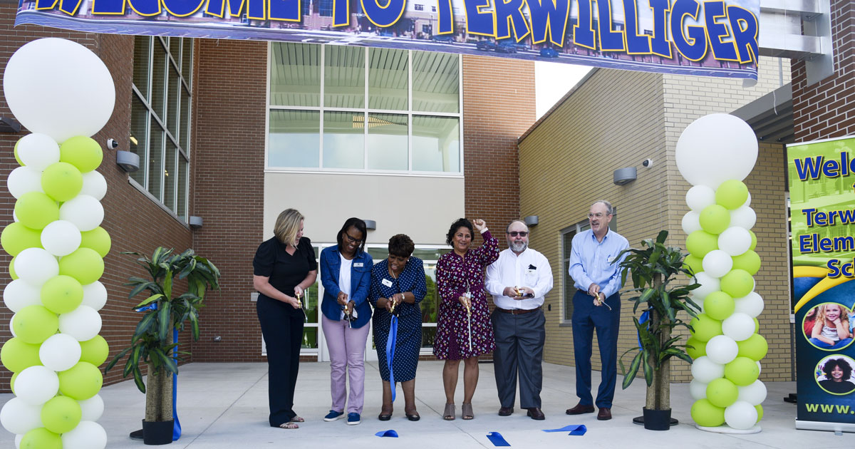 CHW joined Alachua County yesterday for the Terwilliger Elementary, formerly known as School ‘I’, ribbon-cutting ceremony, and school tour.