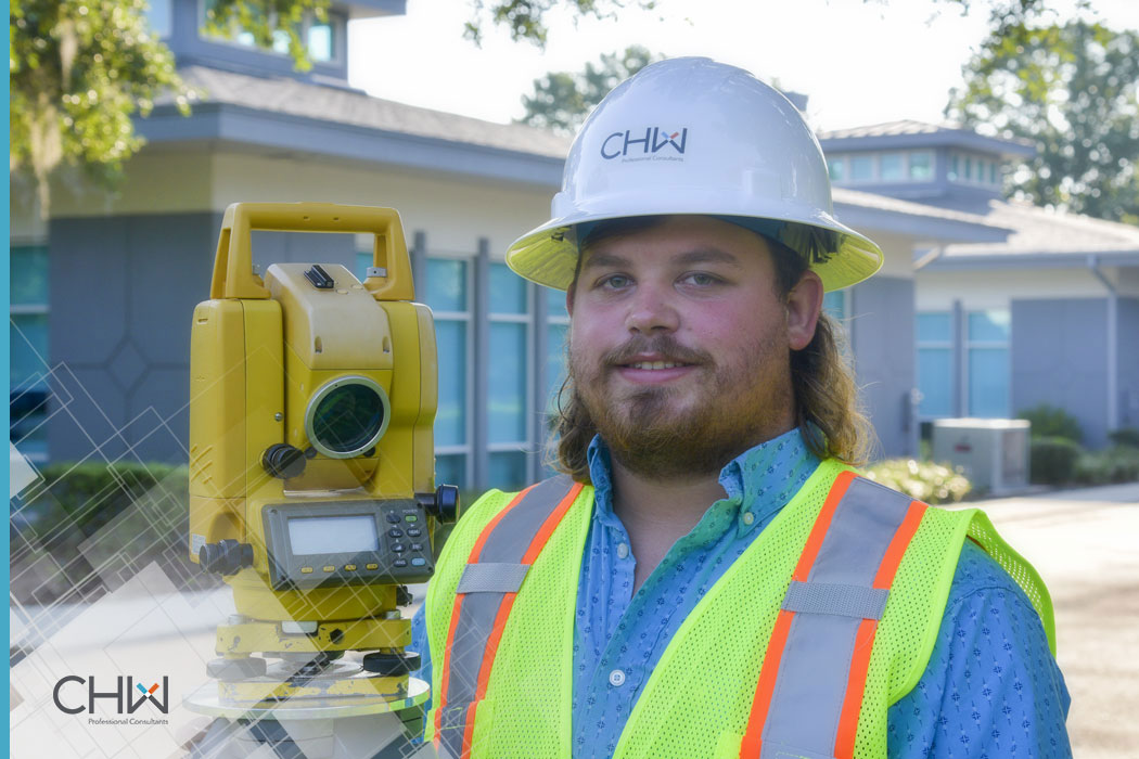 John Gocek joins the CHW Surveying + Mapping team as Instrument Person