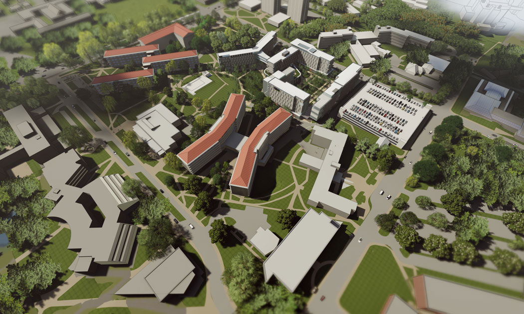 UF 654 Undergraduate Residential Complex Concept Art