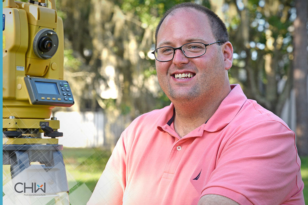 CHW Welcome Josh Campbell as Instrument Person to Alachua Survey Field Crew